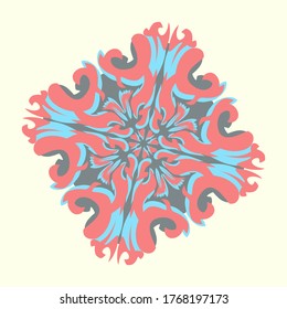 illustartion vector graphic of Mandala art good for yoga icon and etc