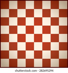 illustation of chess field view from top