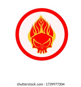 Illustation vector graphic of Skull symbol