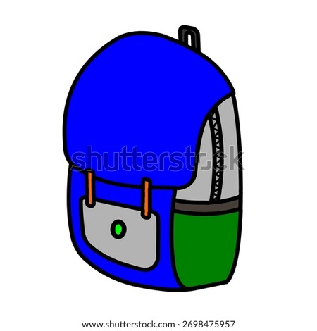 Illustraion of a school bag