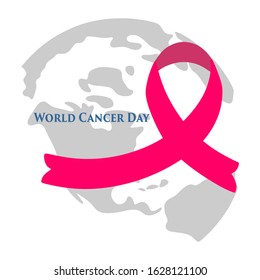 Illustrarions vector graphic world cancer day 4 February good for web
