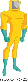 Illustrartion of strong decontamination Hero