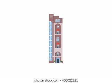 Illustrate building-Letter I