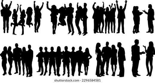 "Illustrate Diversity and Inclusion with These Silhouettes of People in Group"
"Vector Illustrations of People in Group: A Versatile Resource for Your Creative Projects"