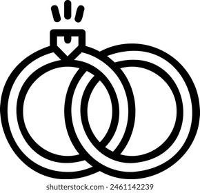 Illustrate eternal love with this wedding icon, conveying the beauty and happiness of unforgettable moments. With an elegant design touch, this icon embodies true love and loyalty in marriage. Perfect
