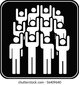 Illustrate group  people   VECTOR