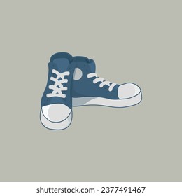 illustrate a pair of sneakers