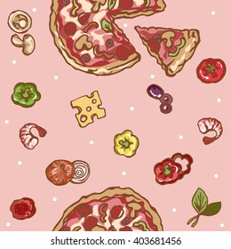 Illustrate pizza