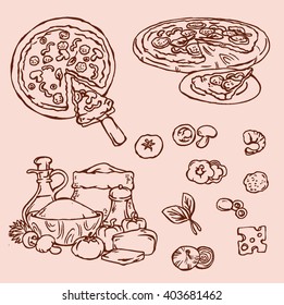 Illustrate pizza