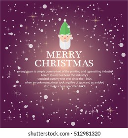 Illustrate vector christmas for greeting theme set background 
