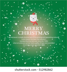 Illustrate vector christmas for greeting theme set background 