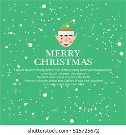 Illustrate vector christmas for greeting theme set background 