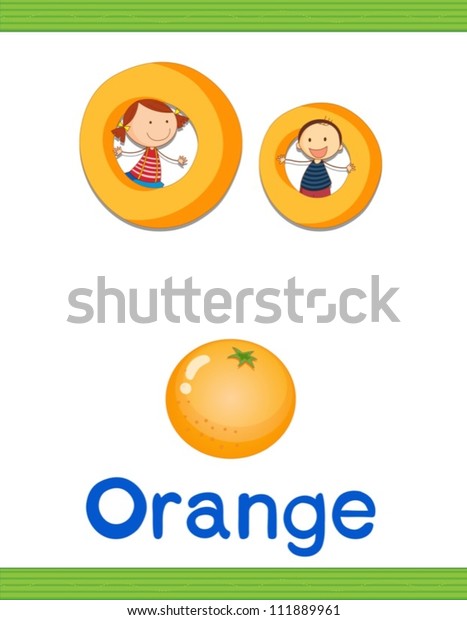 Illustrated Alphabet Letter Object Stock Vector (Royalty Free ...