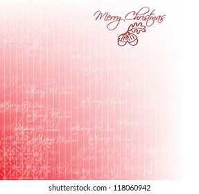 Illustrated background for Christmas - vector illustration