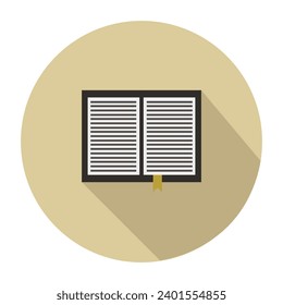 Illustrated Bible on white background
