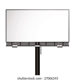 Illustrated billboard with room to add your own advert