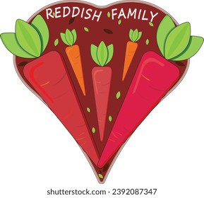 Illustrated book covers - Reddish Family | Kids illustrated book covers | children's book cover.