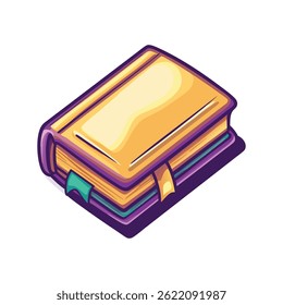 Illustrated Book Icon, able Vector Graphic