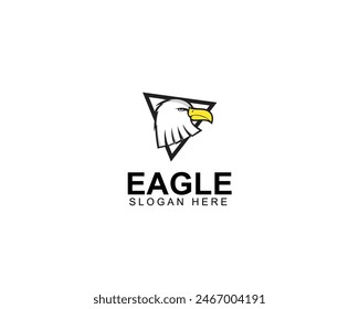  Illustrated Classic Eagle Logo as a Vector Graphic and Mascot Illustration