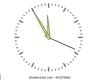 Illustrated Clock