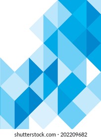Illustrated colorful layout with abstraction