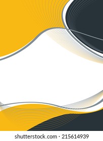 Illustrated colorful layout with abstraction.