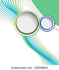 Illustrated colorful layout with abstraction. 