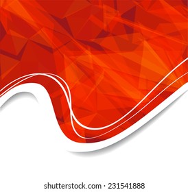 Illustrated colorful layout with abstraction.