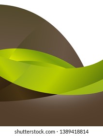 Illustrated colorful layout with abstraction. Magazine cover, business brochure template.