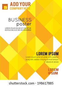 Illustrated colorful layout with abstraction. Magazine cover, business brochure template.