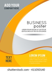 Illustrated colorful layout with abstraction. Magazine cover, business brochure template.