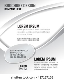 Illustrated colorful layout with abstraction. Magazine cover, business brochure template.