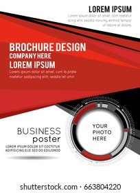 Illustrated colorful layout with abstraction. Magazine cover, business brochure template.