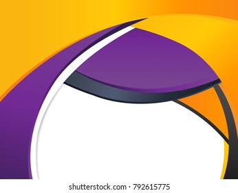 Illustrated colorful layout with abstraction. Magazine cover, business brochure template.