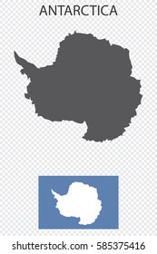 An Illustrated Country Flag of Antarctica