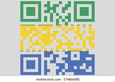 An Illustrated Country Flag of  Gabon