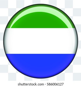 An Illustrated Country Flag of  SierraLeone