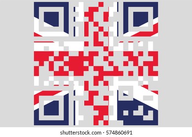 An Illustrated Country Flag of United Kingdom