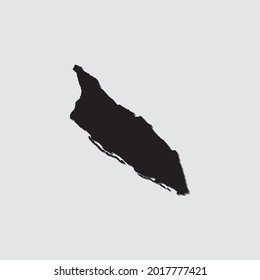 Forma de campo ilustrada con sombra de caída de Aruba