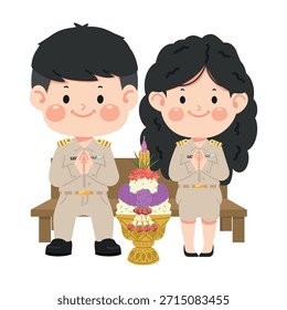 Educadores ilustrados presenteados com presentes cerimoniais que simbolizam a tradição de gratidão respeitam os valores de aprendizagem cultura e os momentos de celebração significativa da escola