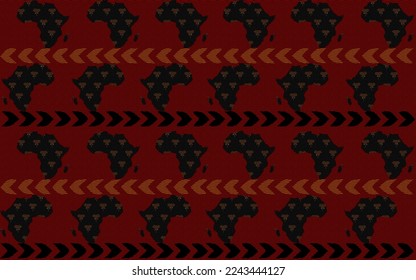 Illustrated ethnic and traditional pattern