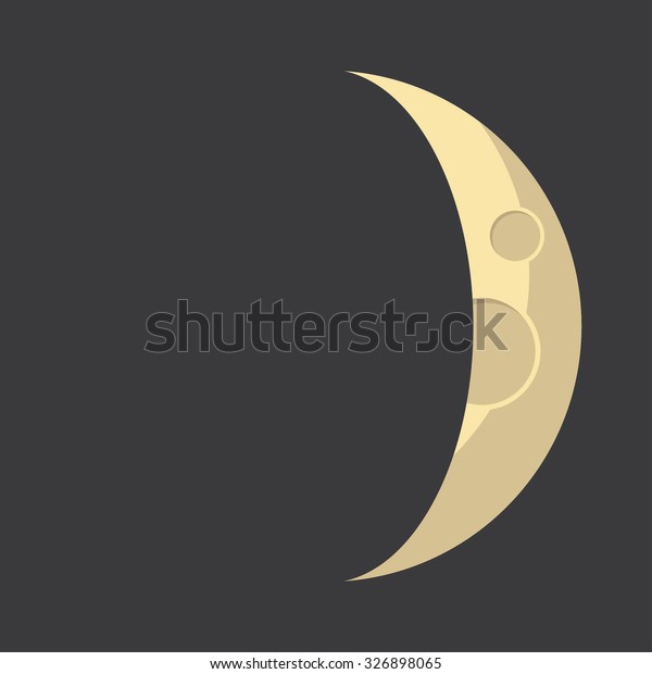 Illustrated Flat Lunar
phases