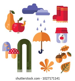 Illustrated flat vector Set