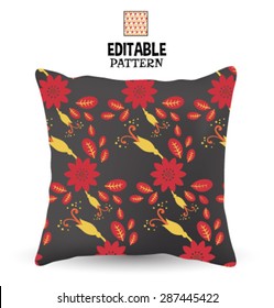 Illustrated floral pattern