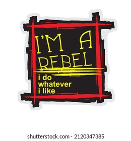 Illustrated graphic poster of motivational words, with text information