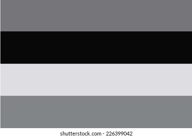 An Illustrated grayscale flag of the country of Mauritius