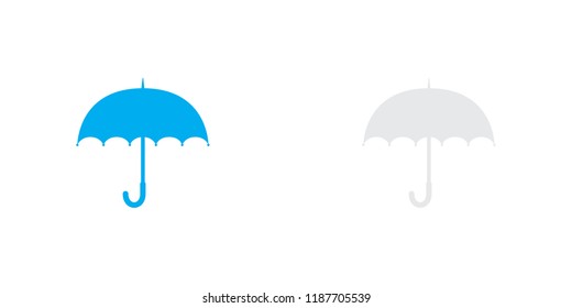 An Illustrated Icon Isolated on a Background - Umbrella