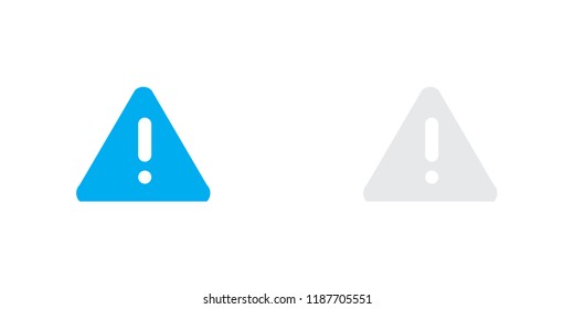 An Illustrated Icon Isolated on a Background - Triangle Information