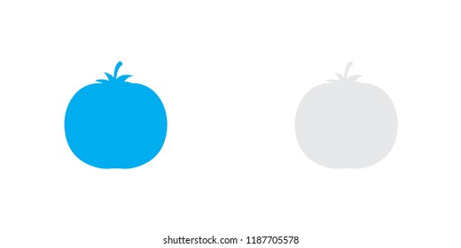 An Illustrated Icon Isolated on a Background - Tomato