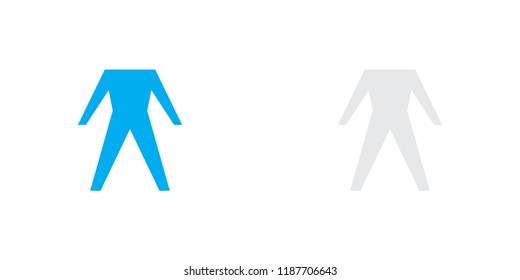 An Illustrated Icon Isolated on a Background - Safety Suit